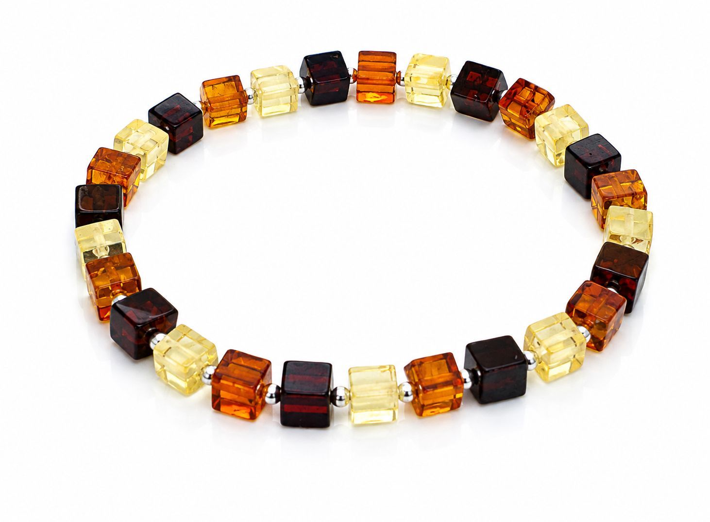 Bernstein Armband mit Gummizug