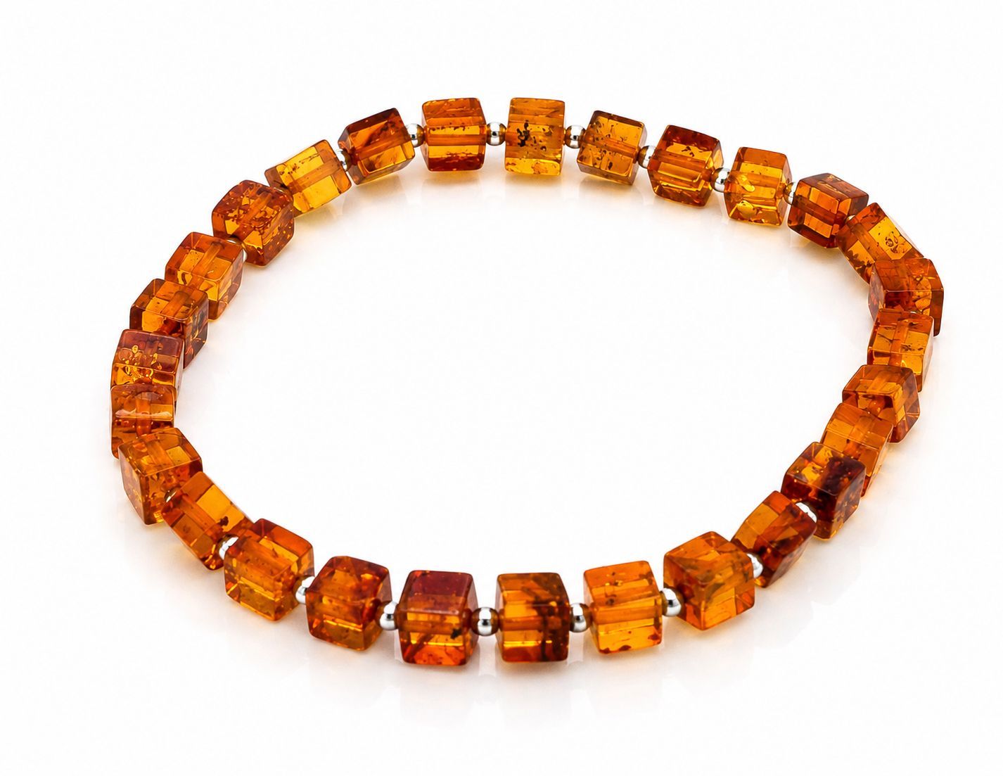 Bernstein Armband mit Gummizug