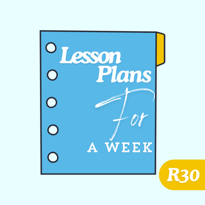 Lesson Plans for a week