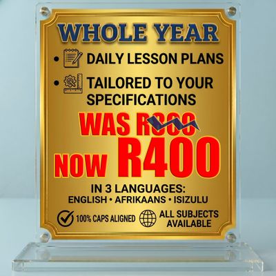 Lesson Plans for a Year