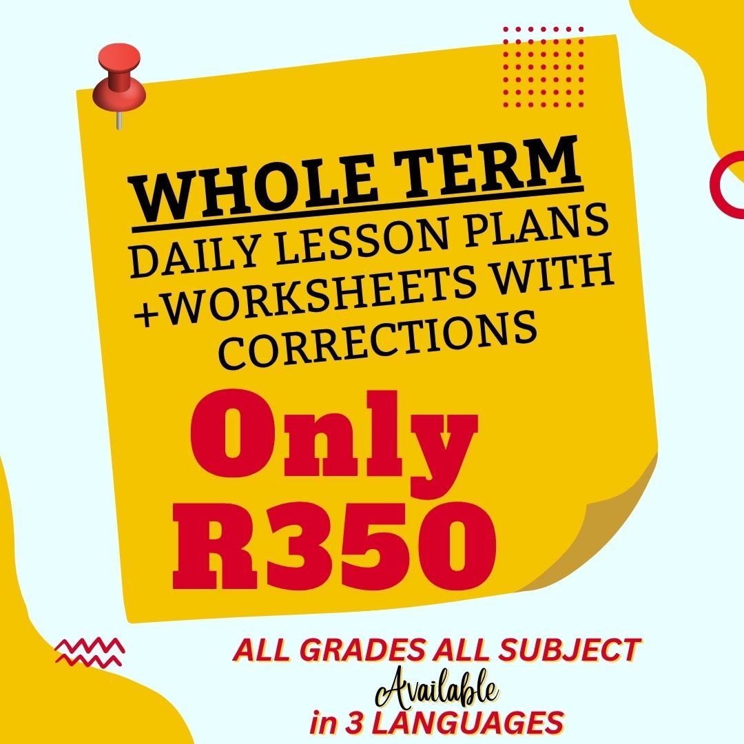Lesson Plans + Worksheets &amp; Corrections for a Term