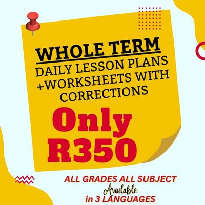Lesson Plans + Worksheets &amp; Corrections for a Term