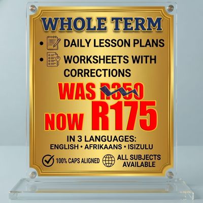 Lesson Plans + Worksheets &amp; Corrections for a Term
