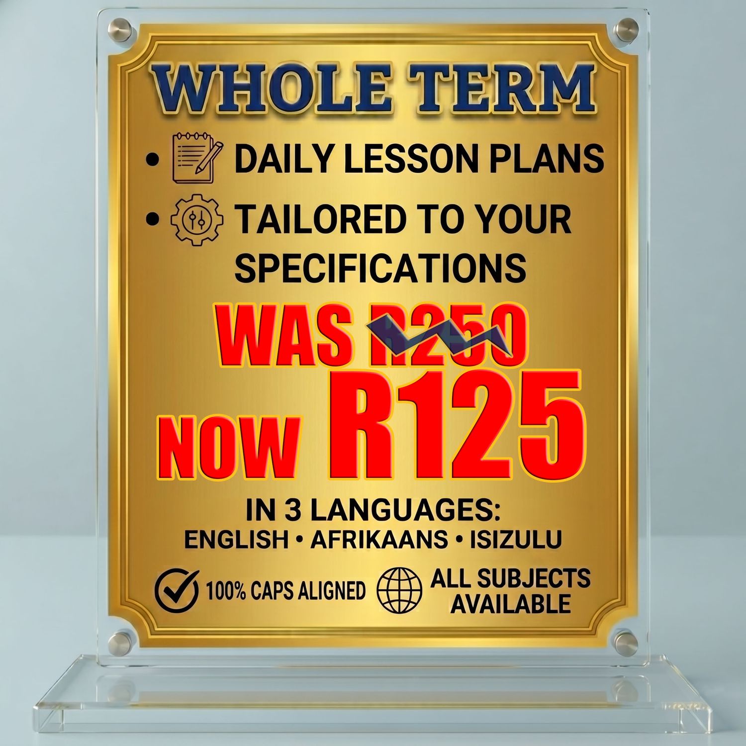 Lesson Plans for a Term
