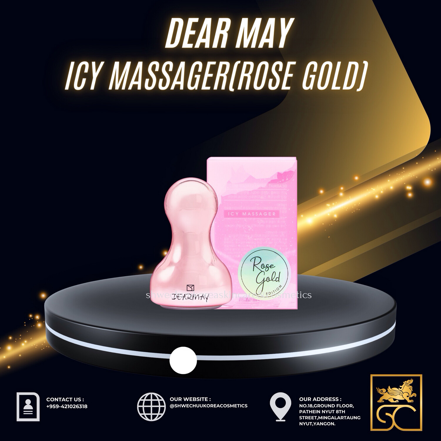 Dear ICY Massager (Rose Gold Edition)