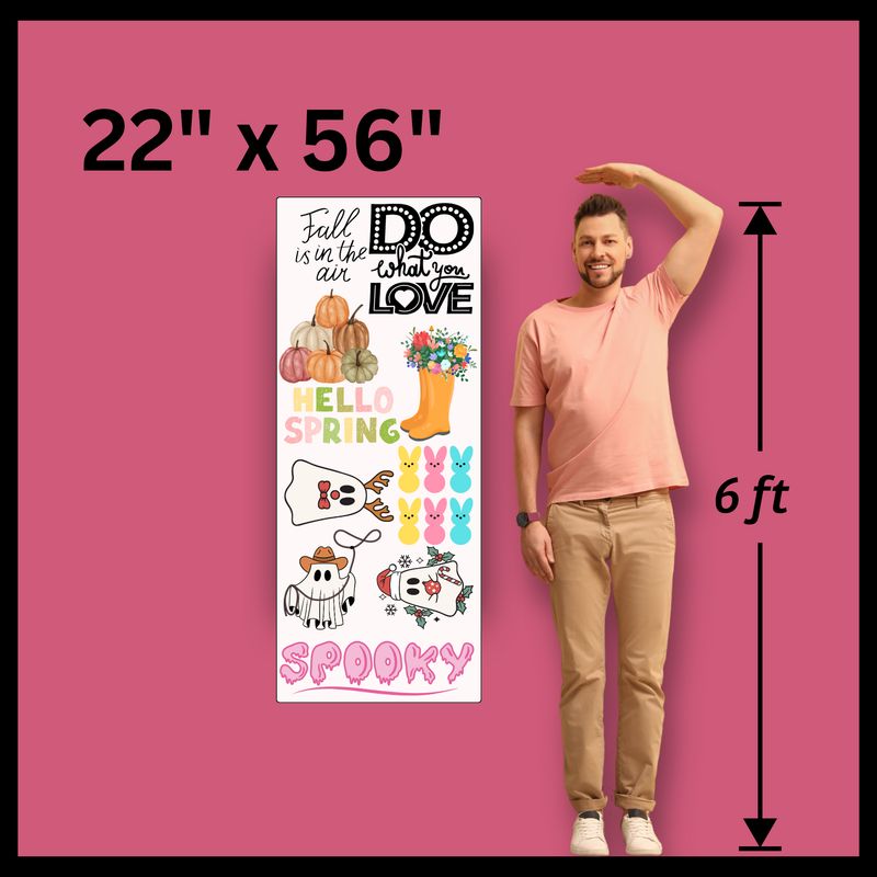 22" x 56" Gang Sheet