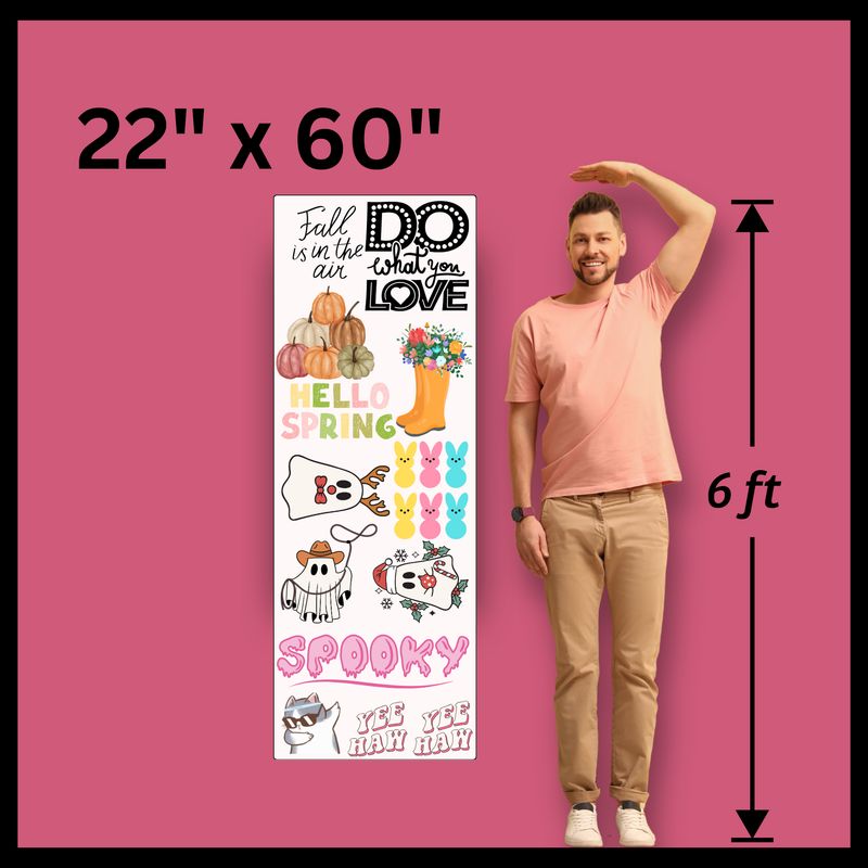22" x 60" Gang Sheet