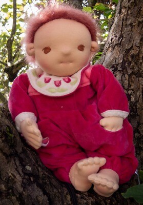 Rosie, Waldorf inspired Little Rowan Tree doll