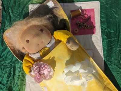 Buttercup, Waldorf inspired Little Rowan Tree doll