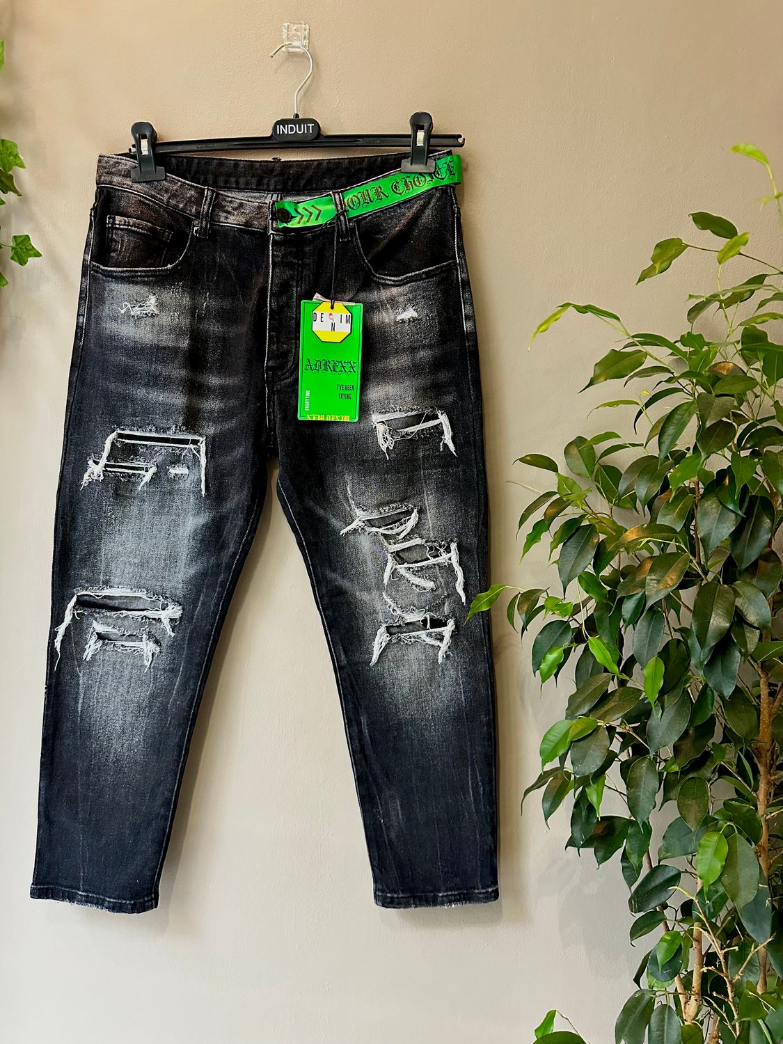 Jeans baggy Adrexx con strappi &quot;off&quot;