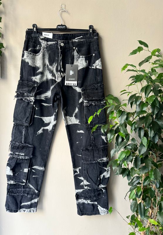 Jeans Cargo strappi