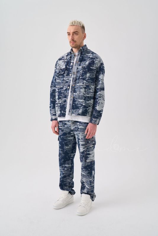 Completo jeans ricamato andME Duca Homme Primavera