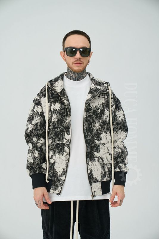 felpa sartoriale ricamata Fantasia Duca Homme limited edition