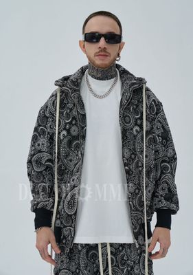 felpa sartoriale ricamata Fantasia Duca Homme limited edition