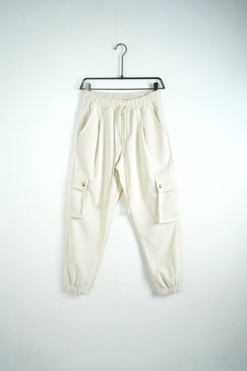 Pantalone a costine Duca Homme Primavera nuova collezione Bianco panna