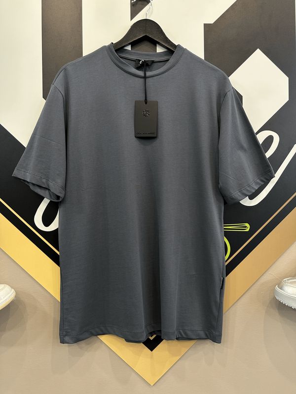 T-shirt premium Duca Homme Grigio piombo girocollo