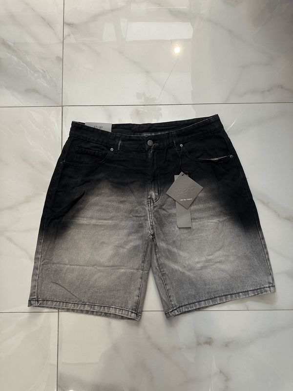 Pantaloncini Jeans cargo slavati