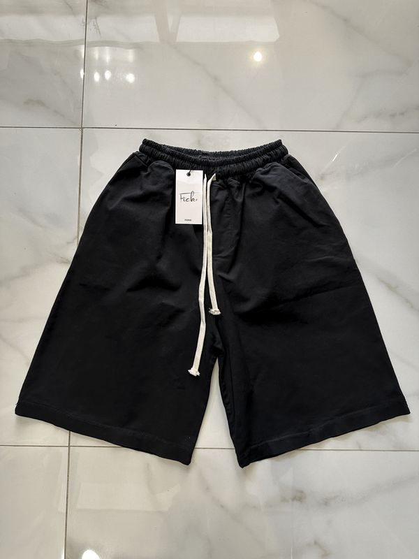 Pantaloni cargo over premium quality in cotone nero