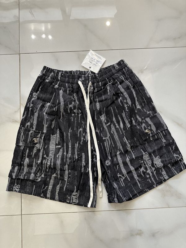Pantaloncini Sartoriali striati fantasia Nero