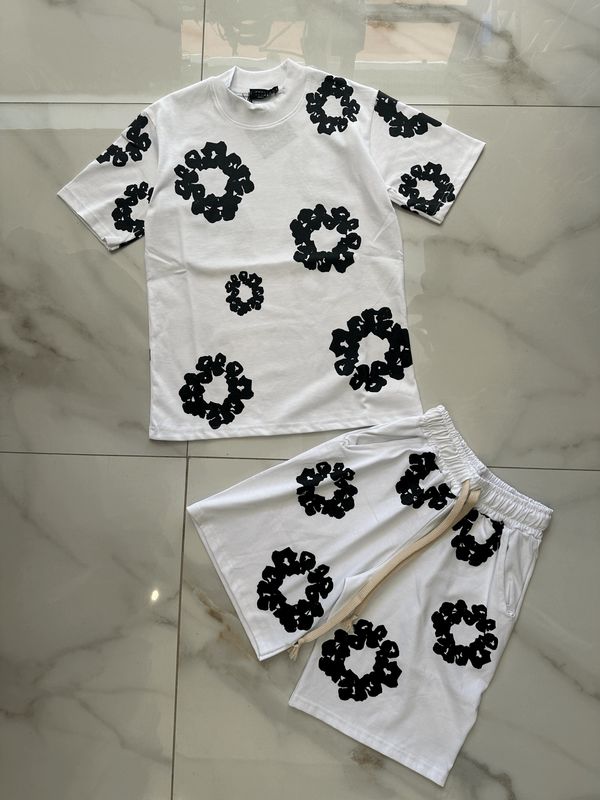 Completo bianco T-shirt e pantaloncini BAMBINO