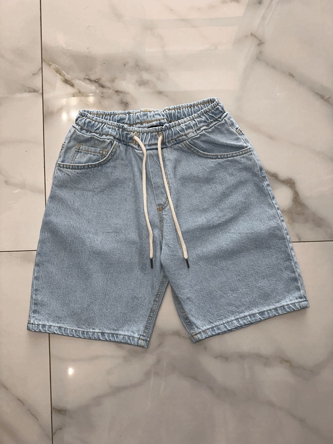 Pantaloncini jeans PREMIUM Made in Italy celeste