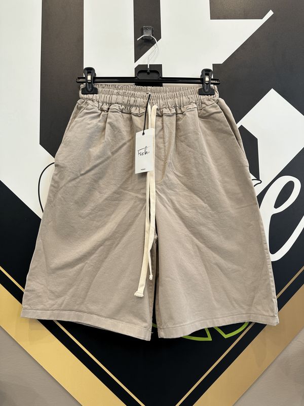 Pantaloni cargo over premium quality in cotone beige