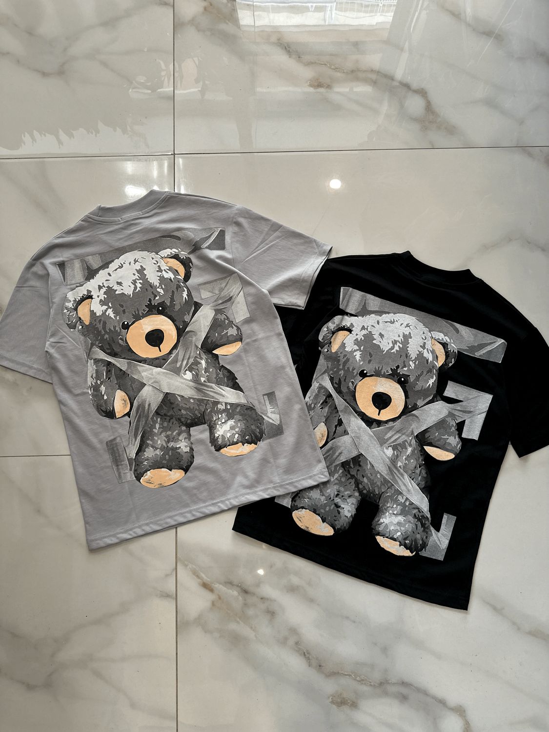 T-shirt oversize collo alto BAMBINO &#39;Teddy&#39;
