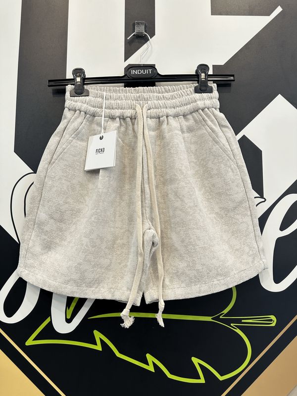 Pantaloncini ricamati sartoriali Premium BAMBINO Burro