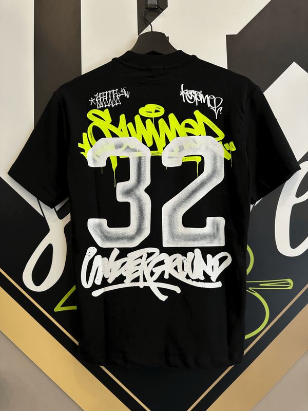T-shirt oversize collo alto BAMBINO &#39;32&#39;
