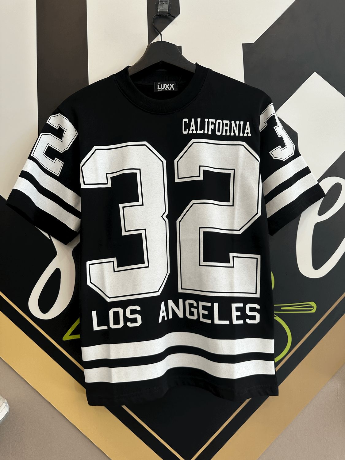 T-shirt oversize collo alto BAMBINO 32 &#39;CALIFORNIA&#39;