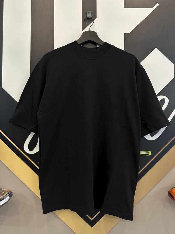 T-shirt premium Nera Collo Alto