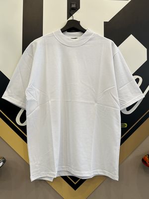 T-shirt premium Bianco Collo Alto