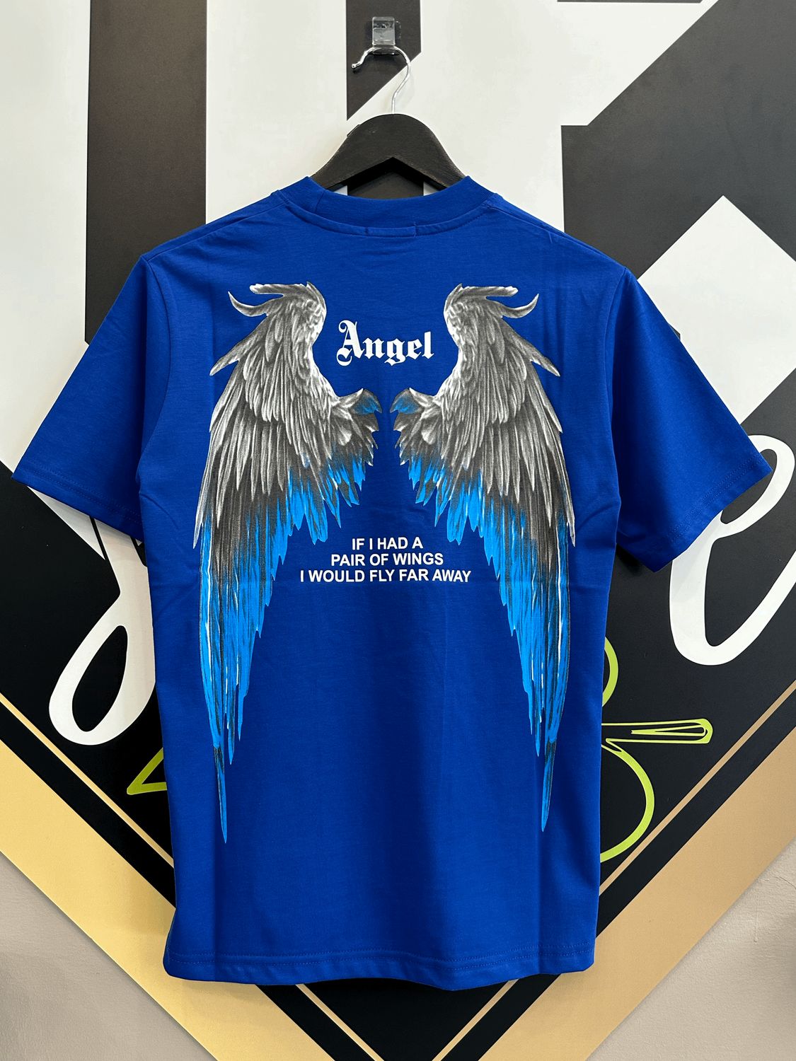 T-shirt oversize collo alto BAMBINO &quot;Angel&quot;