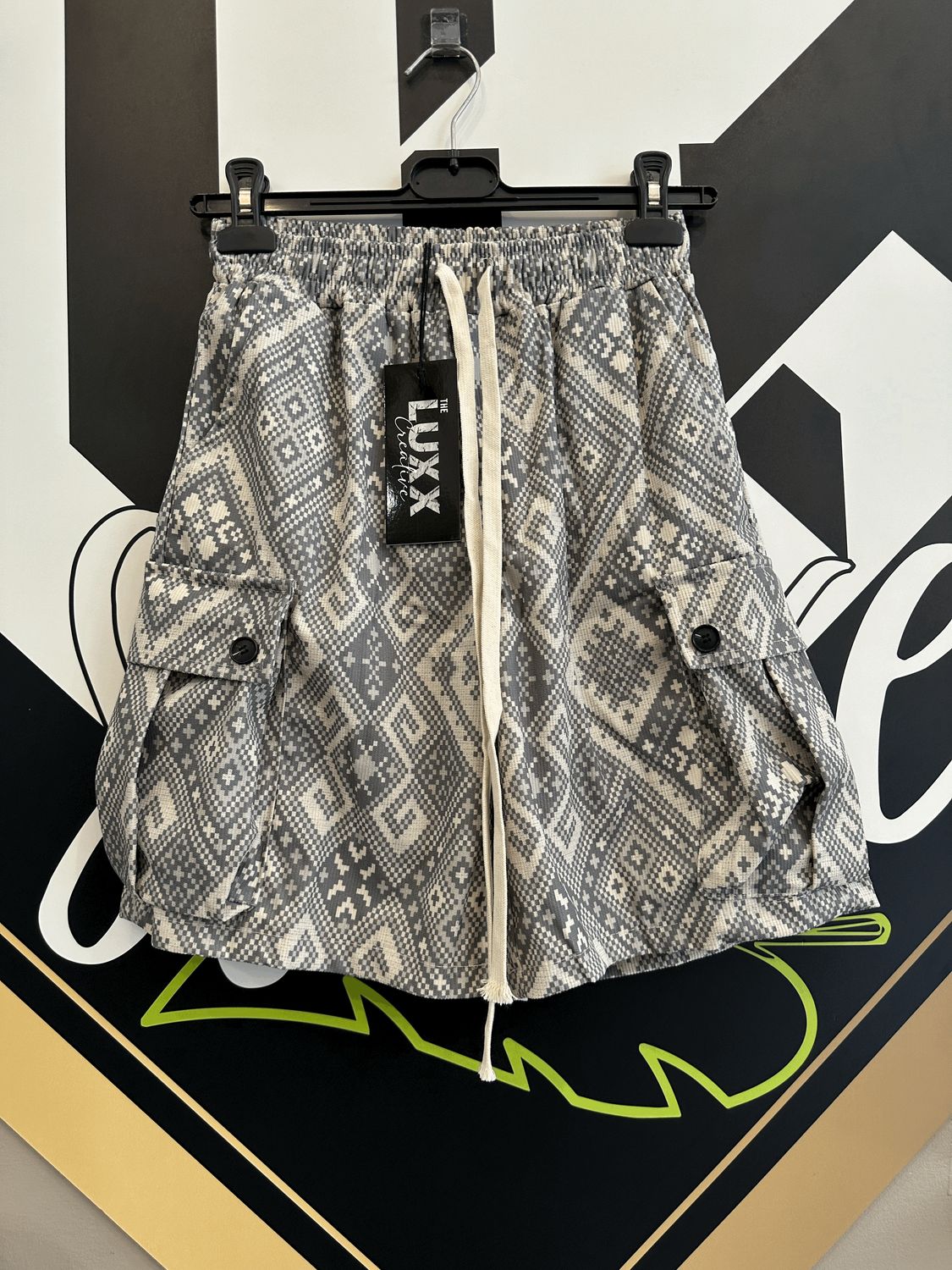 Pantaloncini oversize con tasconi BAMBINO Fantasia