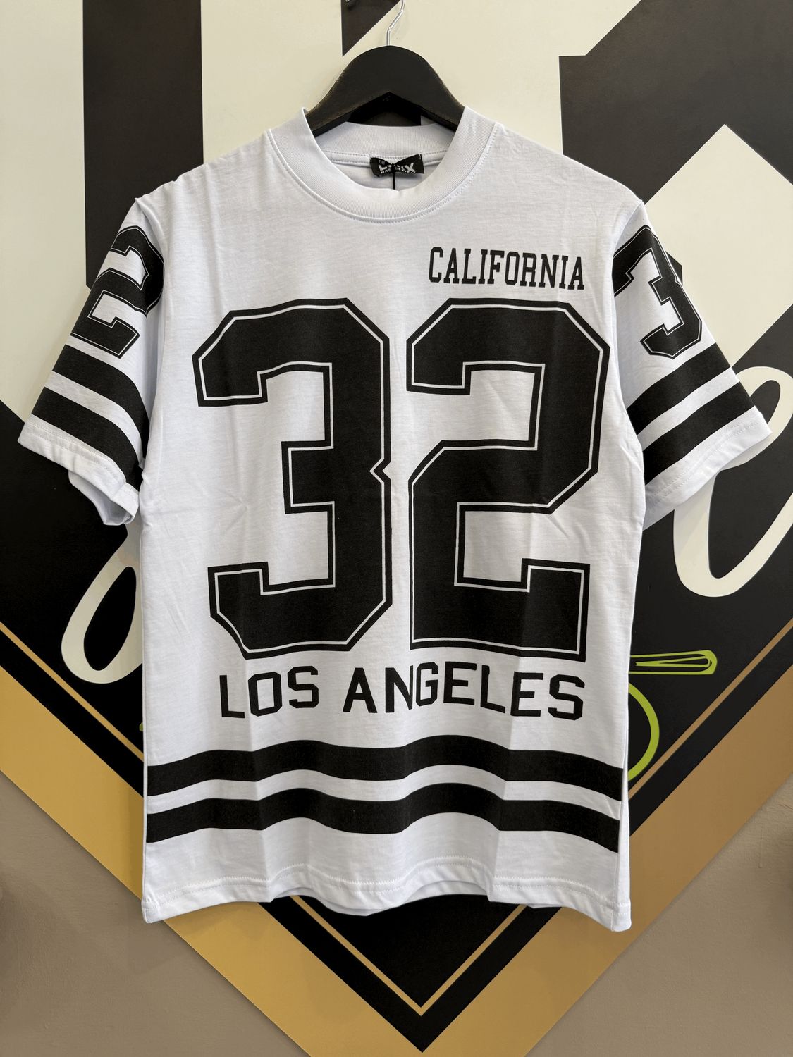 T-shirt oversize collo alto BAMBINO 32 &#39;CALIFORNIA&#39;