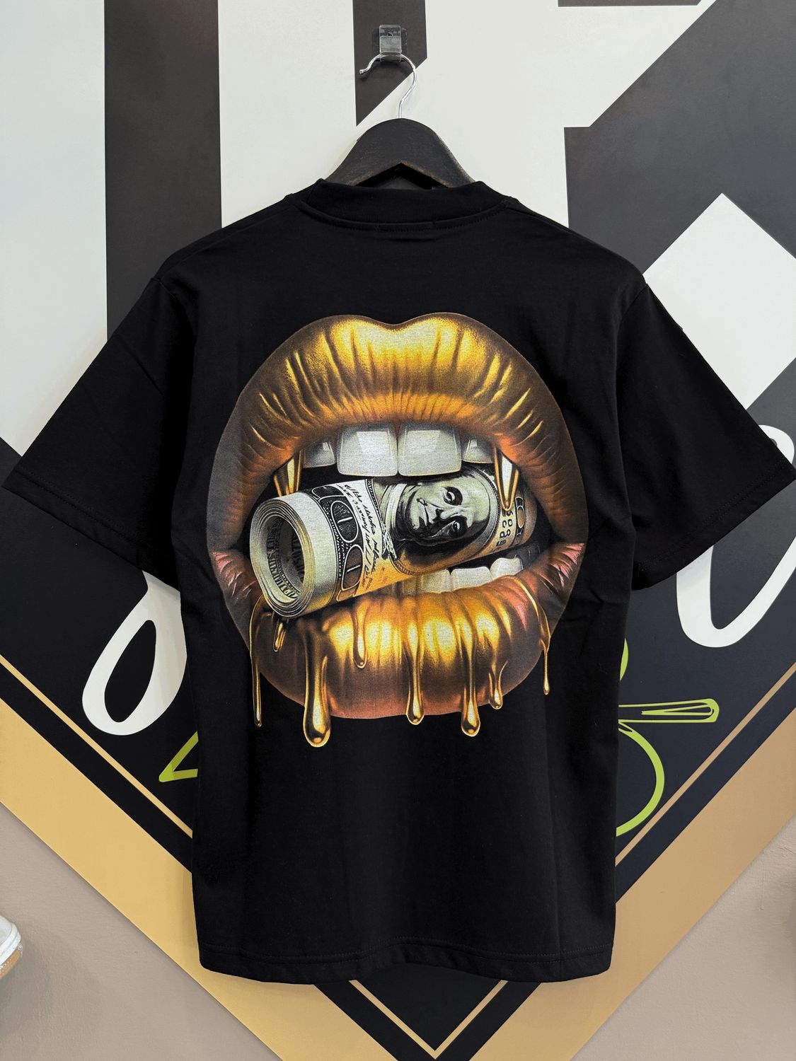 T-shirt oversize collo alto BAMBINO con stampa