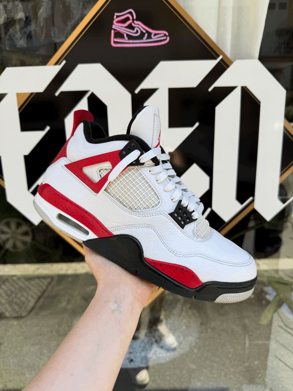 Jordan 4 Red Cement