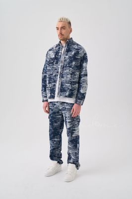 Completo jeans ricamato andME Duca Homme Primavera
