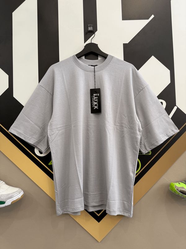 T-shirt Super oversize Grigio Ghiaccio Premium