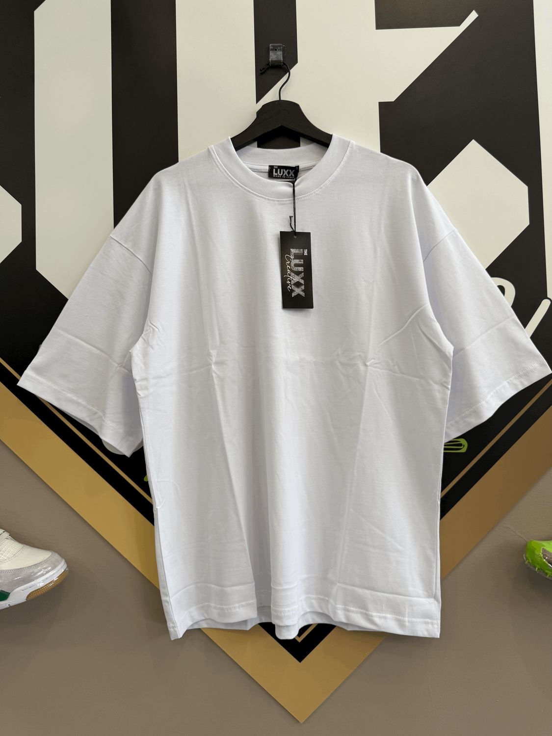 T-shirt Super oversize Bianca Premium