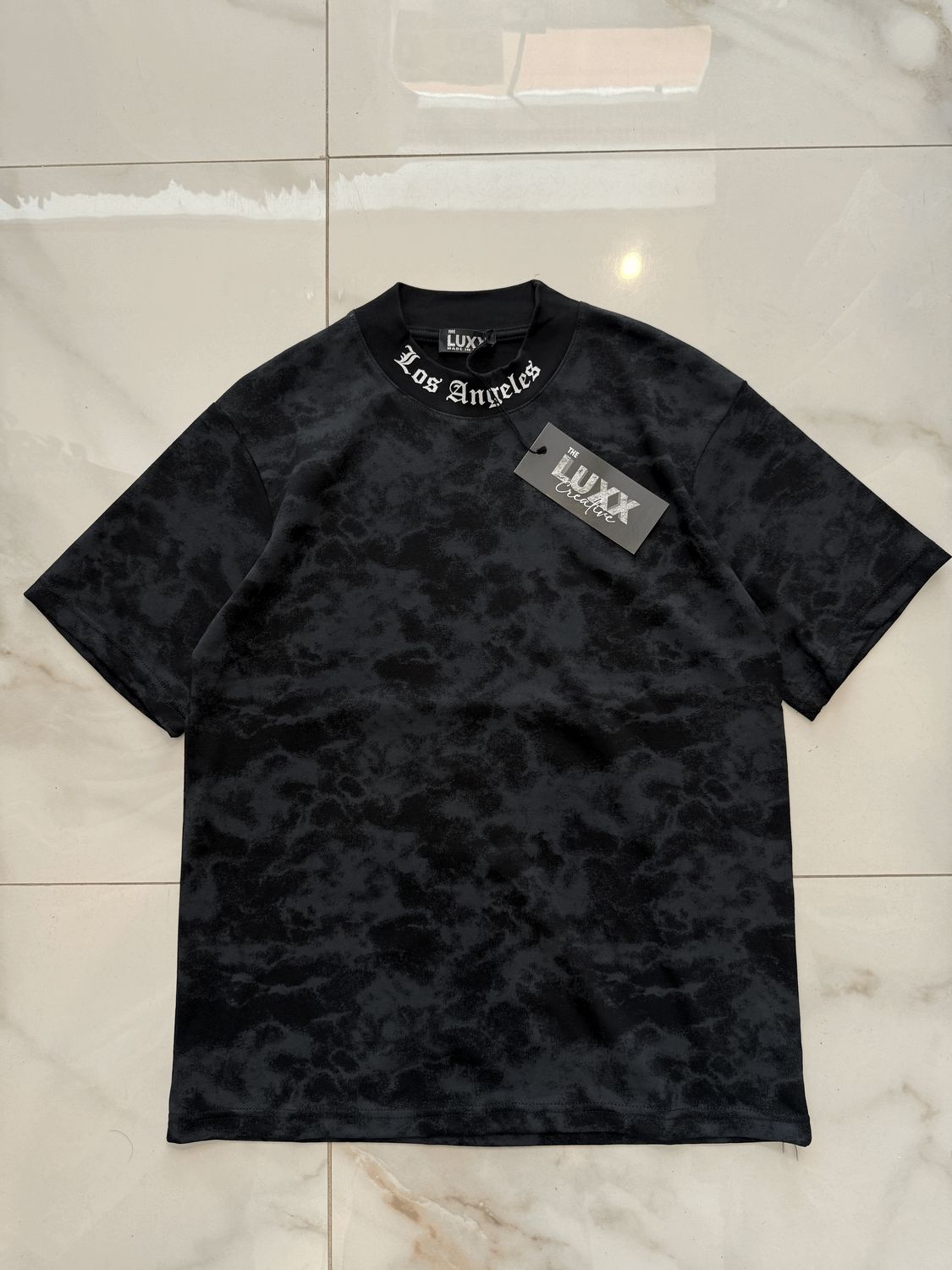 T-shirt oversize collo alto BAMBINO Slavata Los Angeles