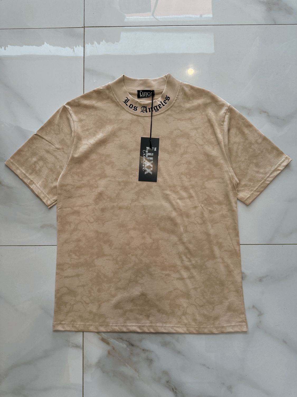 T-shirt oversize collo alto BAMBINO Slavata Los Angeles