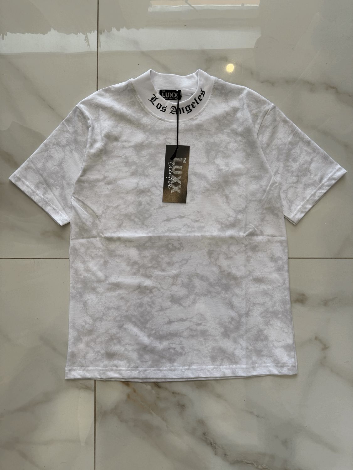 T-shirt oversize collo alto BAMBINO Slavata Los Angeles