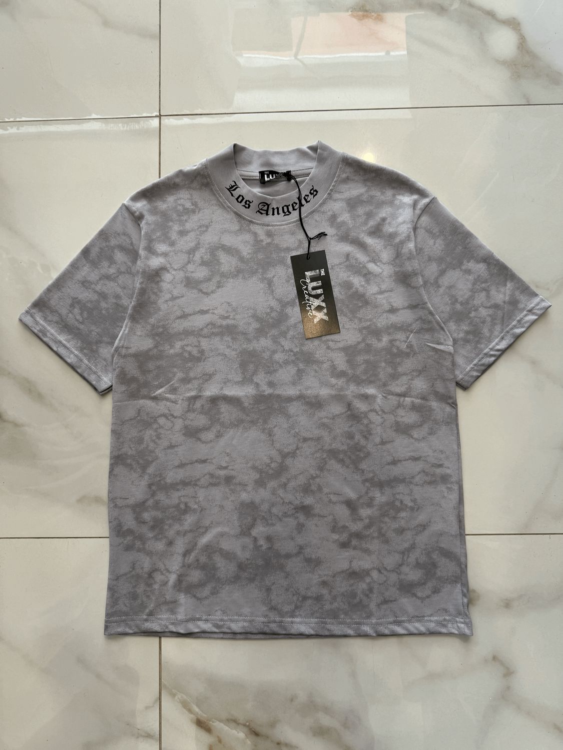 T-shirt oversize collo alto BAMBINO Slavata Los Angeles