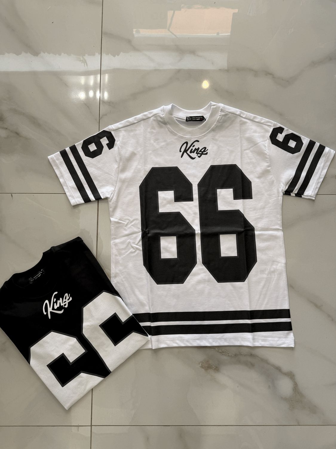 T-shirt oversize collo alto BAMBINO 66 &#39;King&#39;