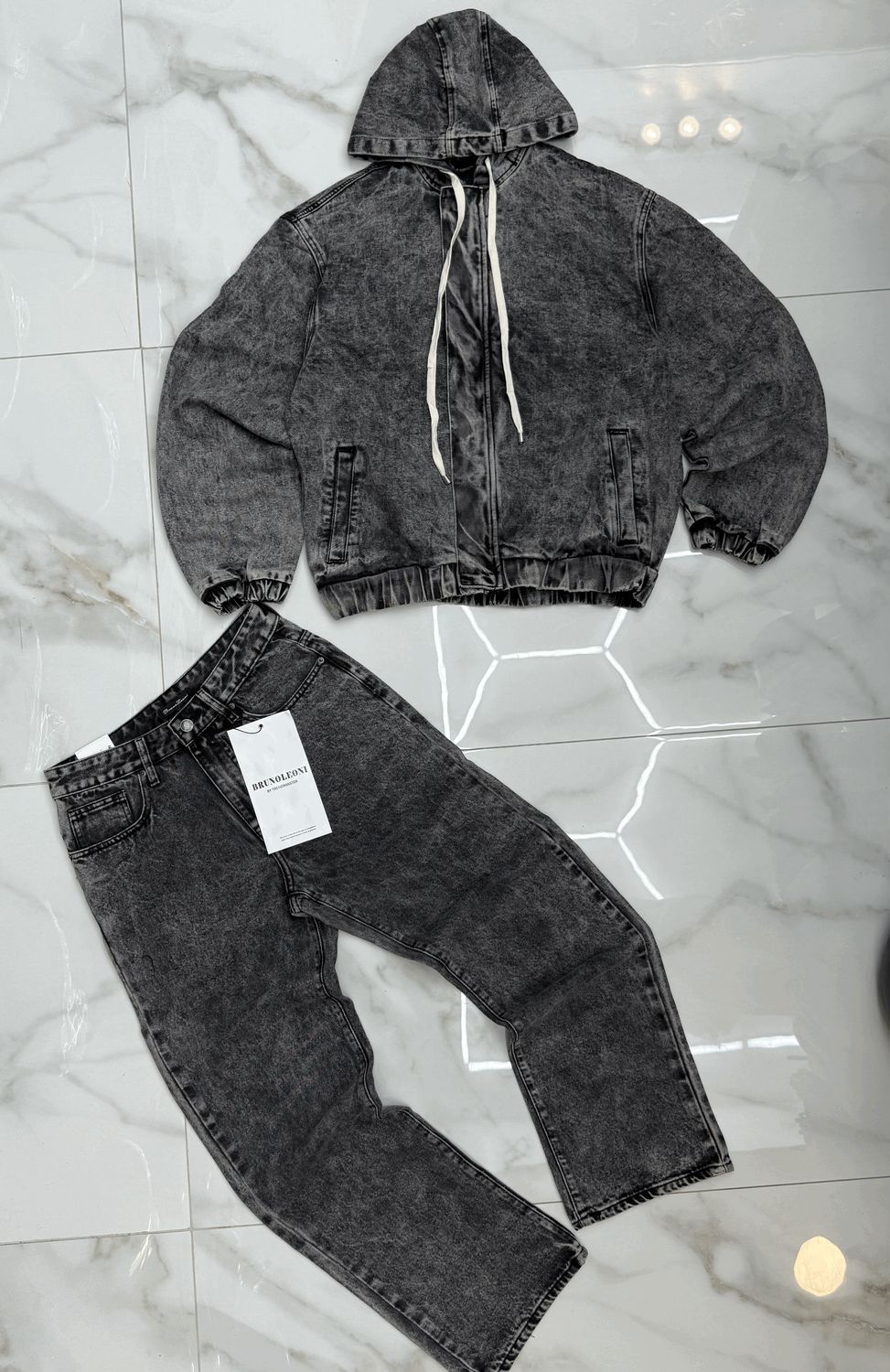 Completo jeans Premium Cropfit