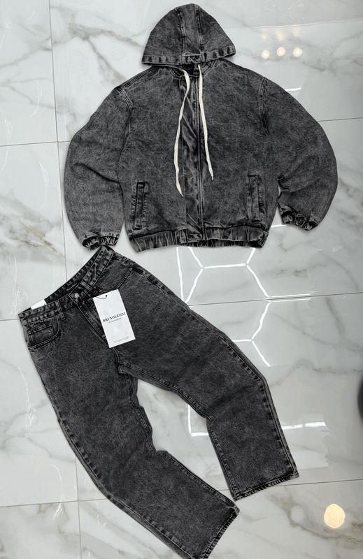 Completo jeans Premium Cropfit