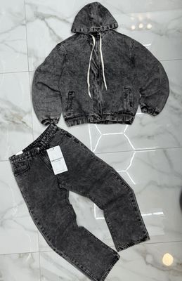 Completo jeans Premium Cropfit