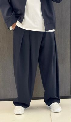 Pantalone elegante BALLOON FIT Blu Navy