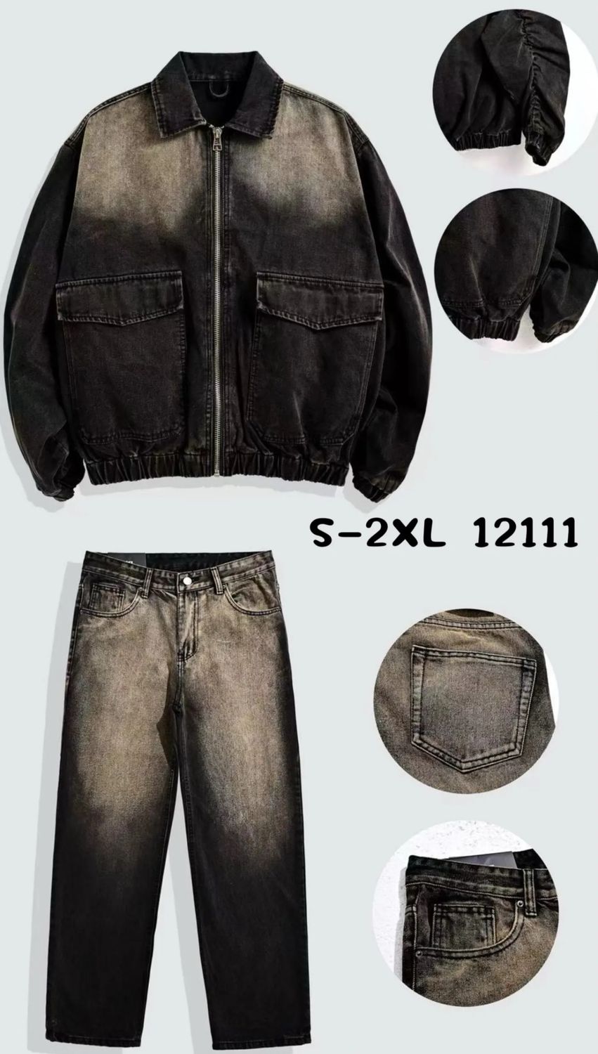 Completo jeans Premium Cropfit